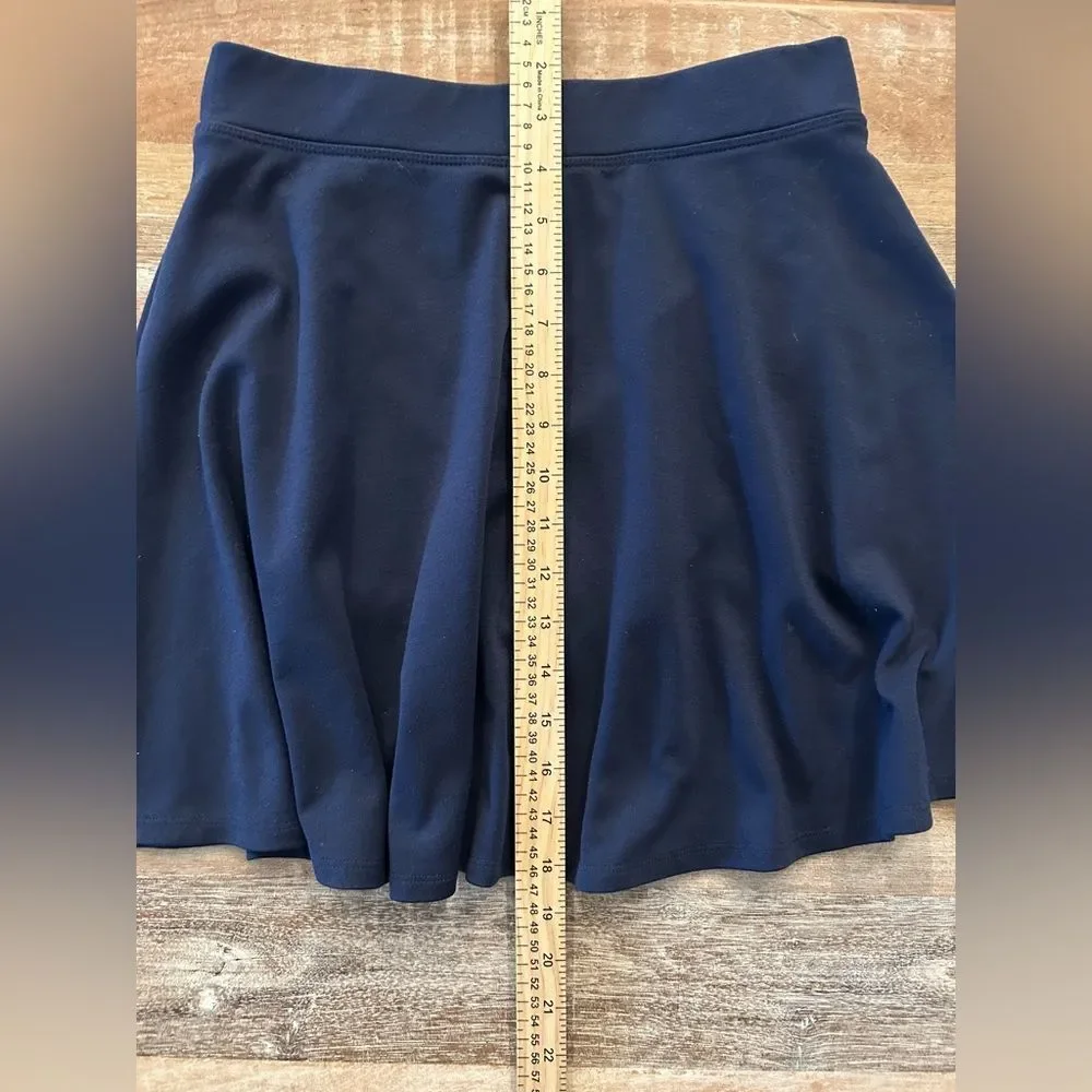 Place Girls Uniform Pointe Knit Navy Skort,‎ Size 14 XL